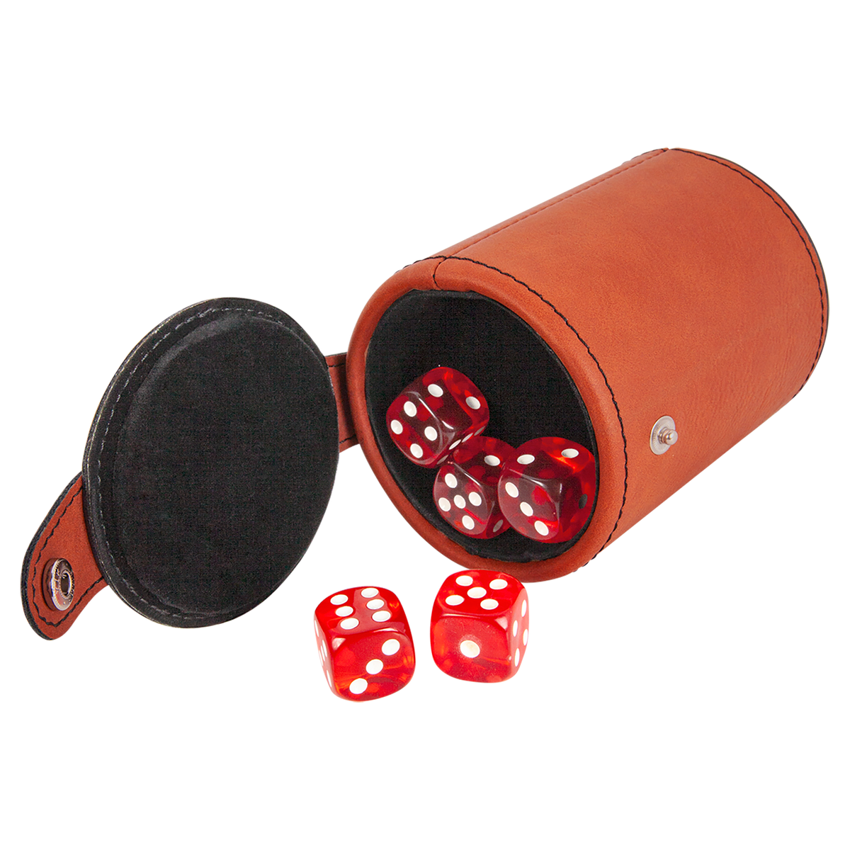 Leather Dice cup Schuvers Design