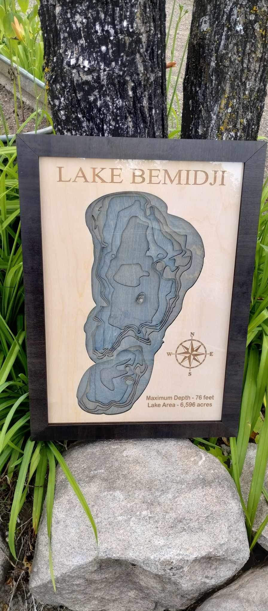 Minnesota Custom Lake Map