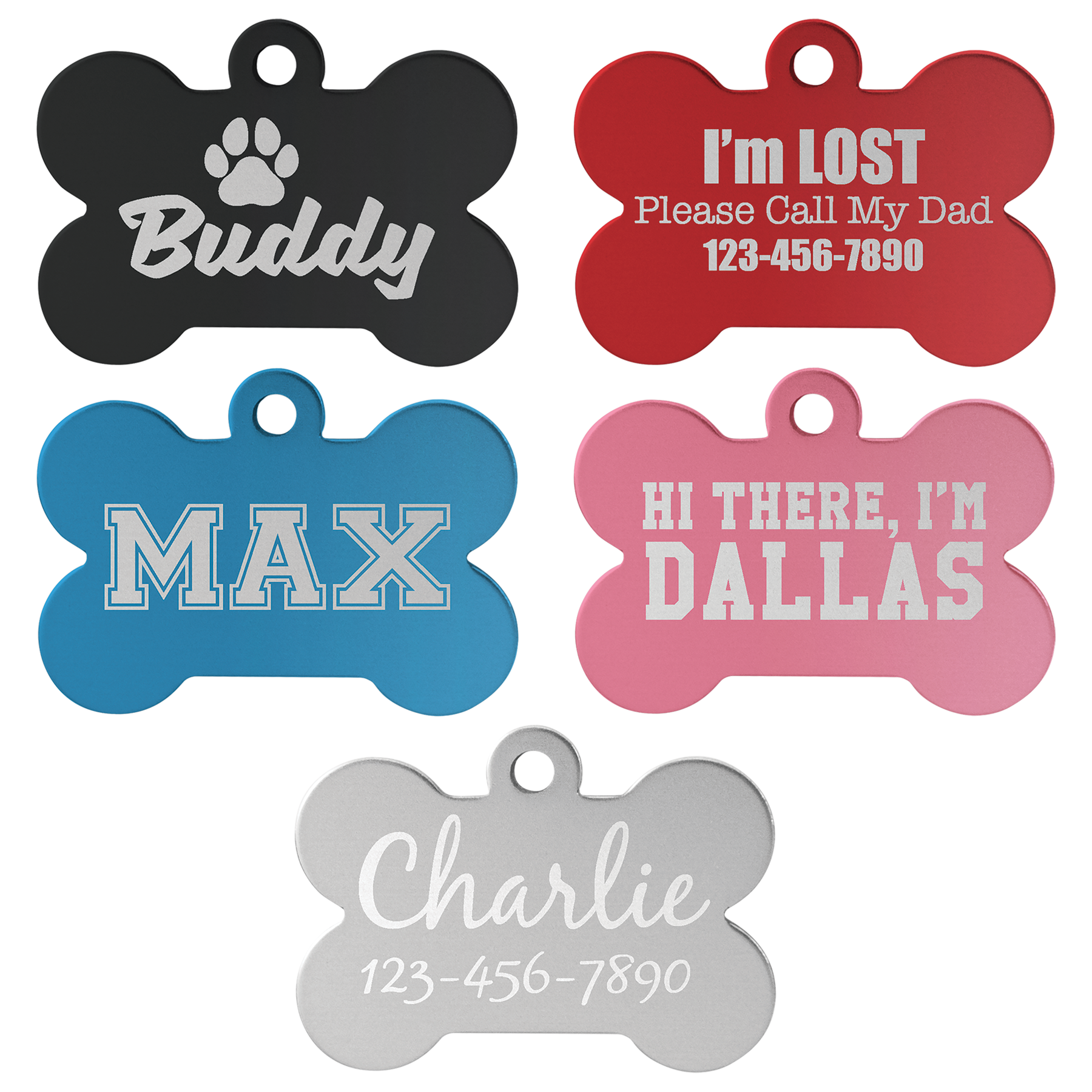 Pet collar Tag