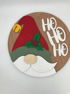 Santa - Unfinished Wood Sign Blank