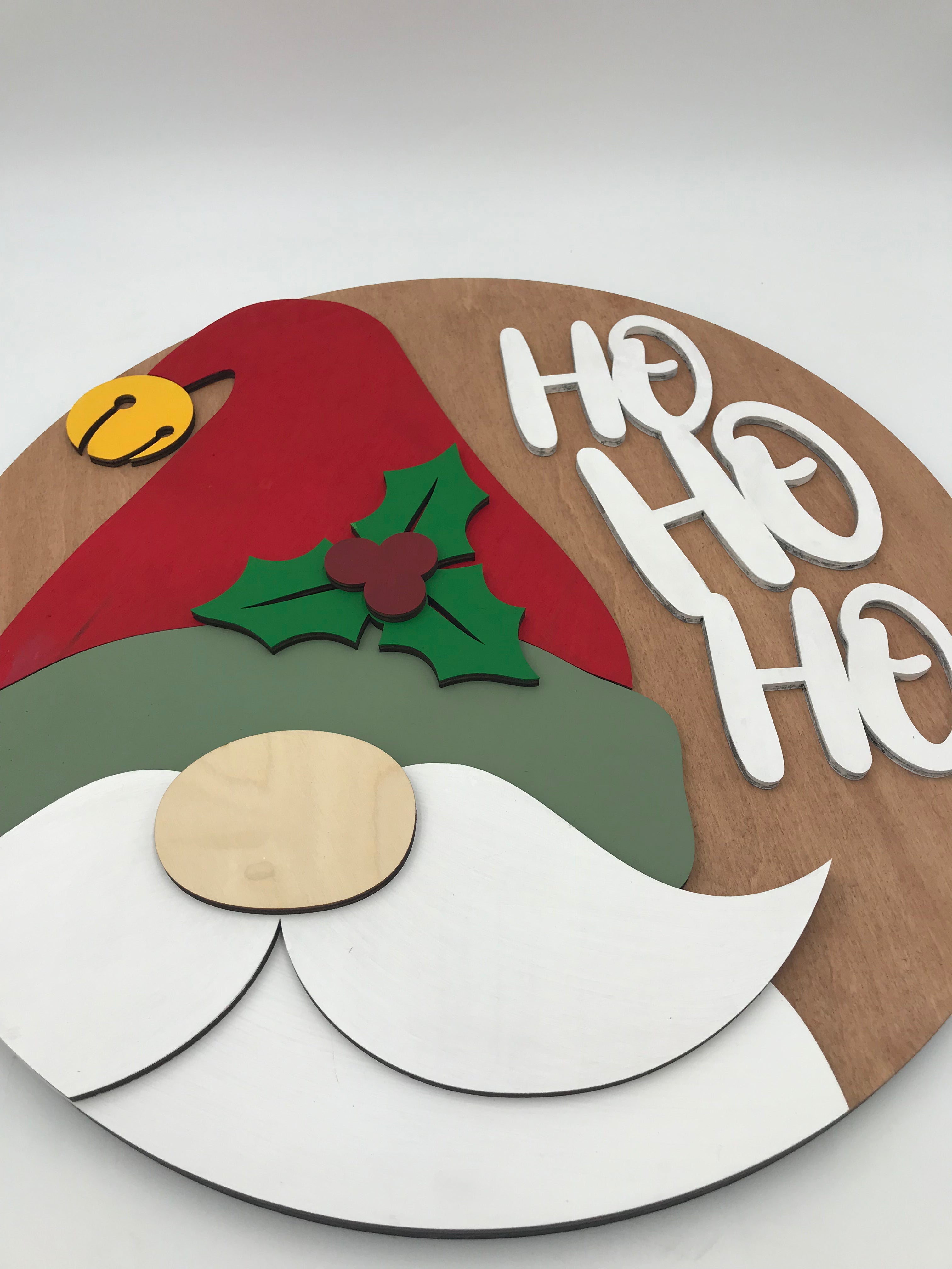 Santa - Unfinished Wood Sign Blank