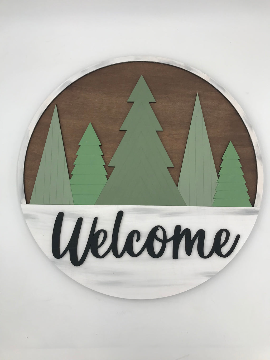 Trees - Unfinished wood sign blank