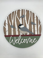 Chickadee - Unfinished Wood Sign Blank