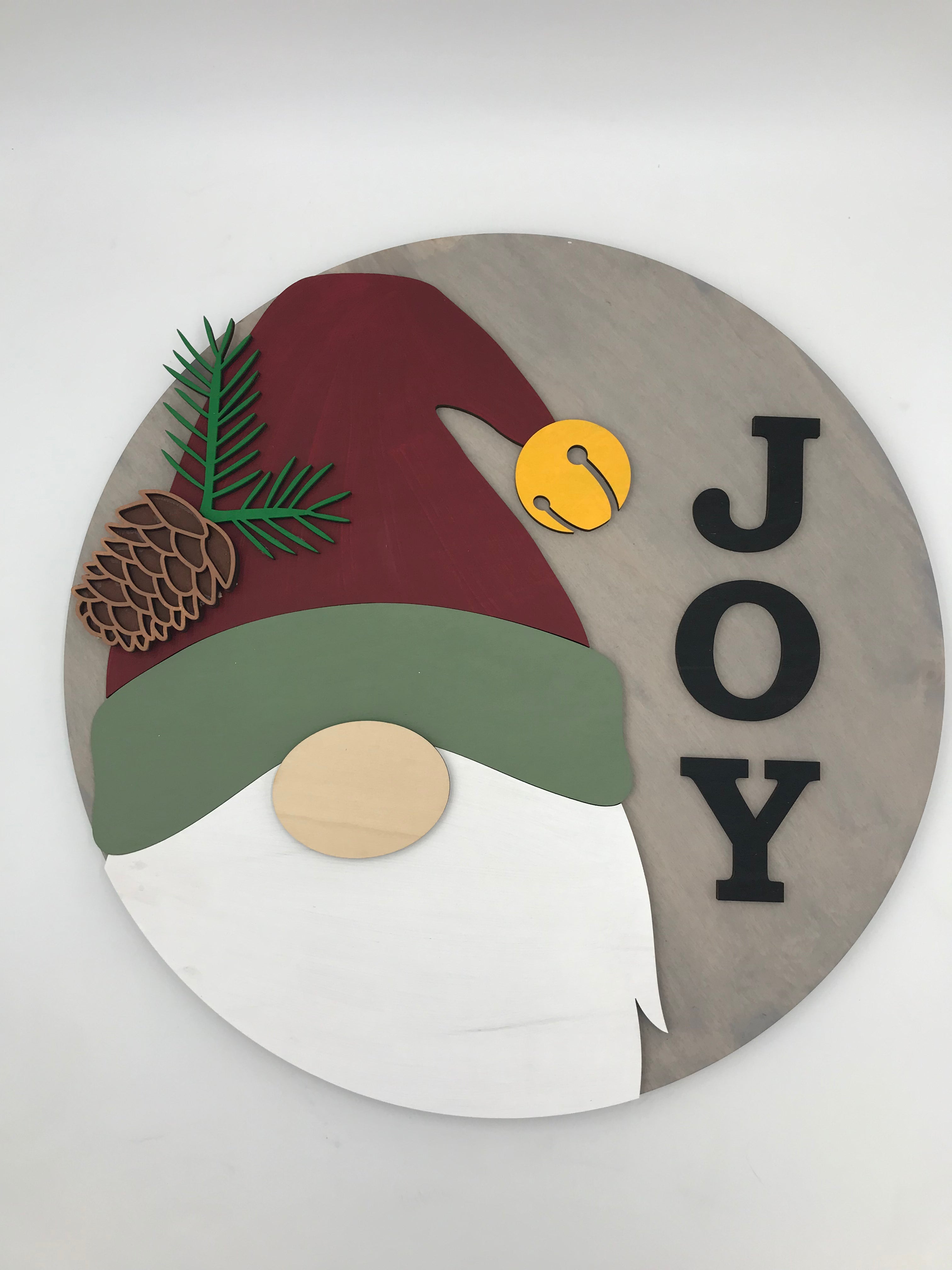 Pinecone gnome - Unfinished Wood Sign Blank